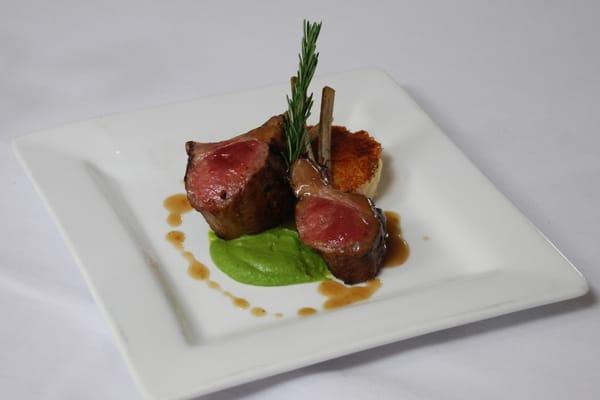 Roasted New Zealand Rack of Lamb