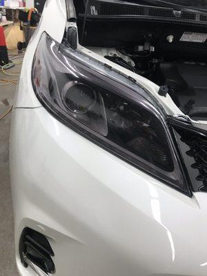 Headlight tinting