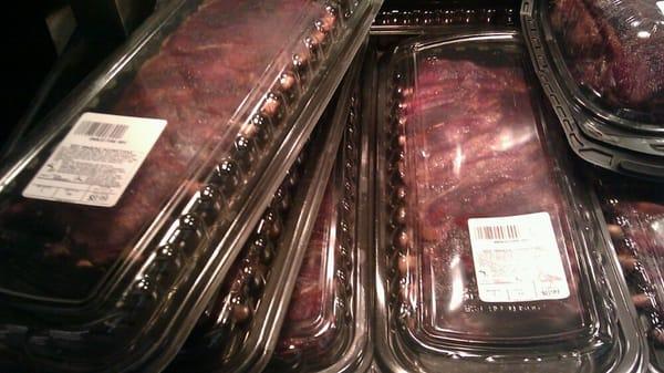 Full racks o' ribs for $8.99. Plus 10% at the register. They look good.