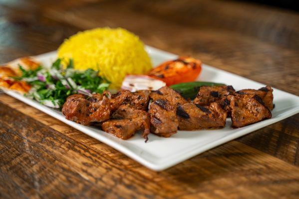 Lamb Kabob Plate