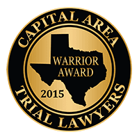 Capital Area Trial Lawyers Warrior Award 2015