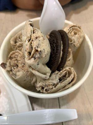 Oreo Nutella ice cream