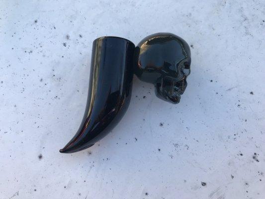 Skull finger cuff dabber