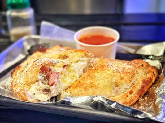 Calzone with Ham.