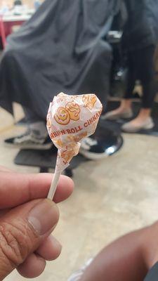 Free lollipops for any kid.