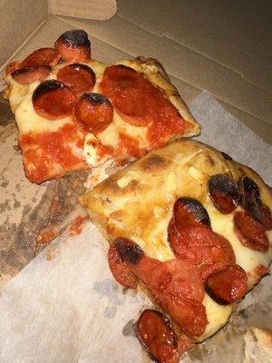 Pepperoni Pizza with hot honey