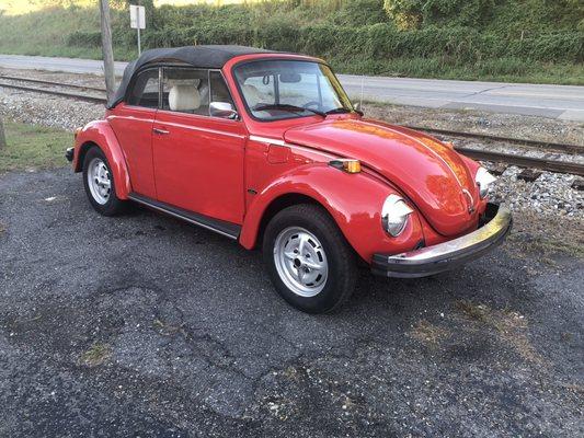 VW Beetle paint job