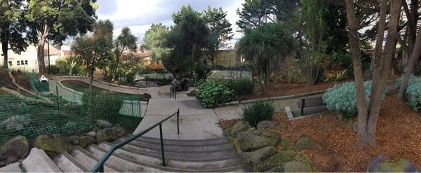 The Terraced Area looking towards Downtown and The Bay