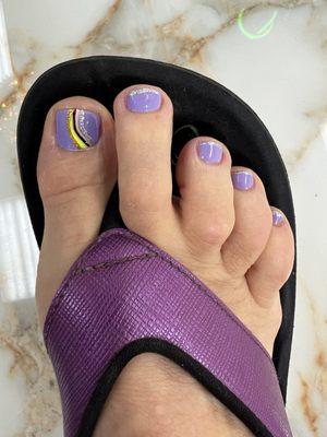 Love my matching toes!