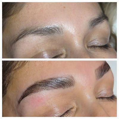 Brow lamination is a beauty treatment for your eyebrows. Lasts from 6-8 weeks!