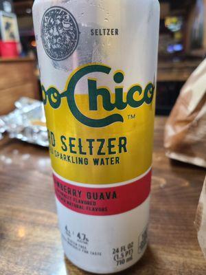 Huge cans of seltzer