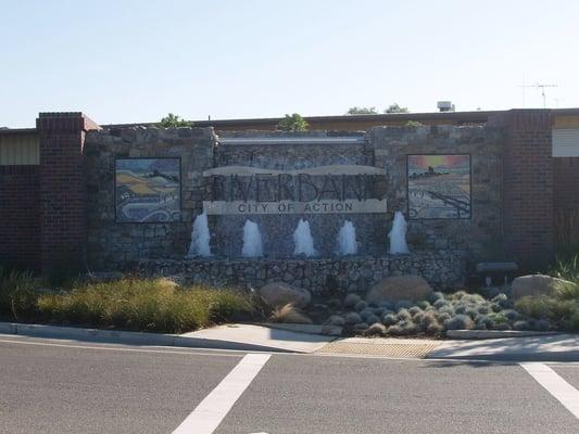 Here is Riverbank Waterfall on Patterson Rd, Riverbank, we're next to it @ 2809 Patterson Rd.