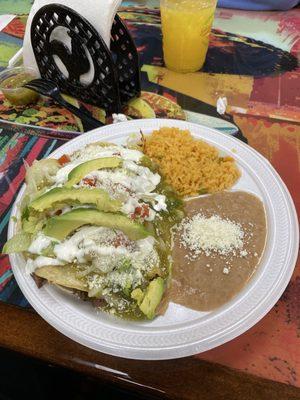 Enchiladas de Lengua