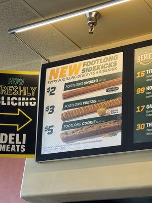 Footlong pretzel and churro @Subway