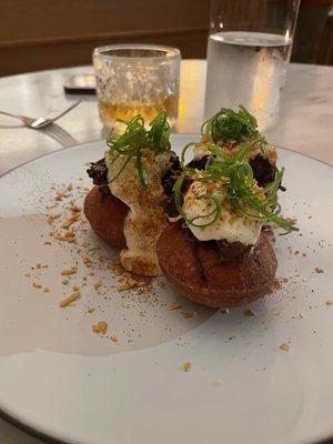 Oxtail beignets