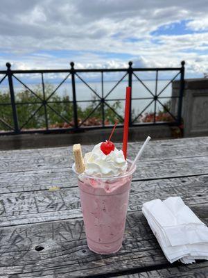 Our shake with view