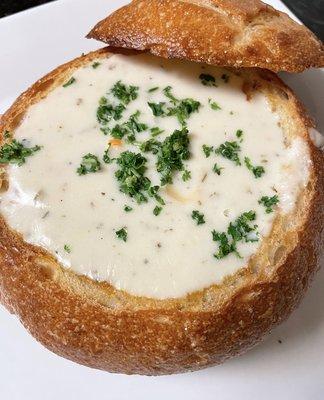 Clam Chowder Bowl! Perfect for this season.