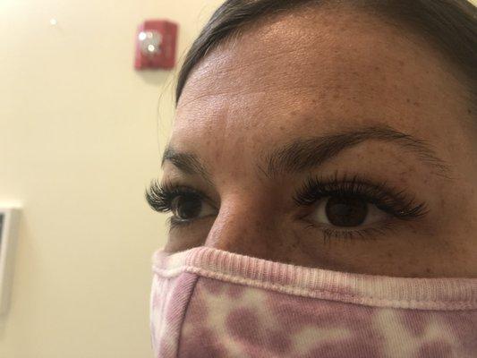 Eye lashes done by Ivy!