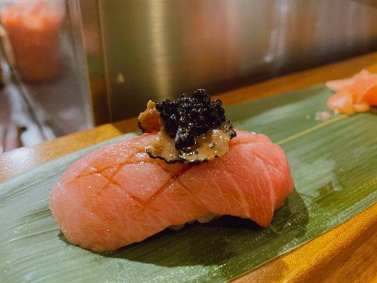 Toro Caviar Nigiri Sushi