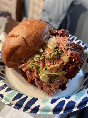 Korean Fried Chicken Sandwich