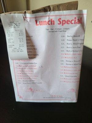 Lunch Special To-Go