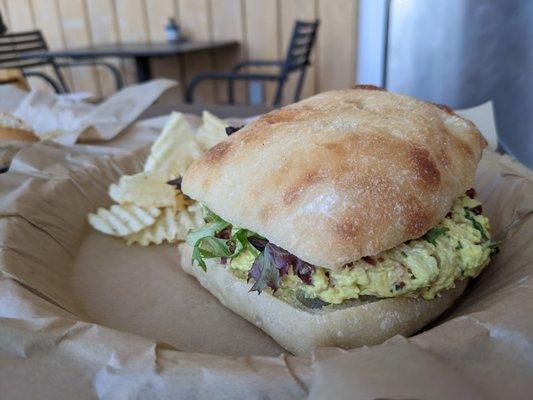 Curry Chicken Salad Sandwich