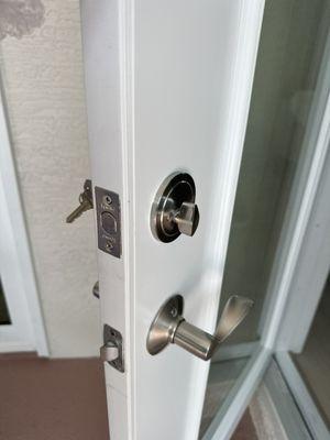 Door locks change in Bradenton.