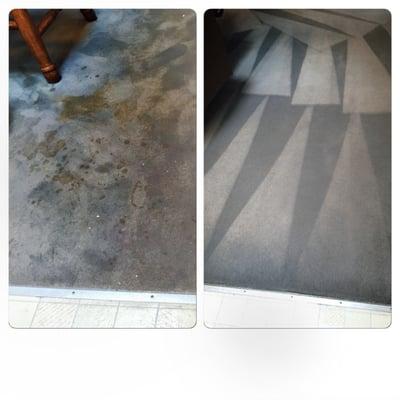 Another successful carpet cleaning before and after! Excel is the best!