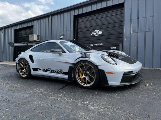 Pure performance! This GT3 RS is a statement on the road. #Porsche #GT3RS