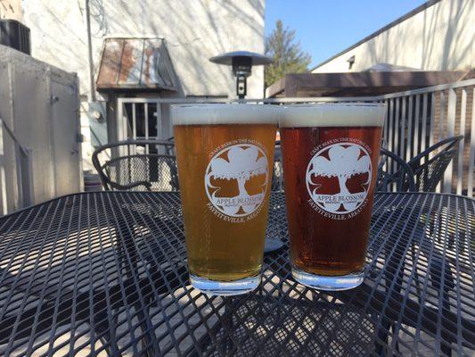 Beer on the patio