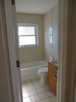 Completed shower/tub/bathroom at 7448 Humboldt Ave.