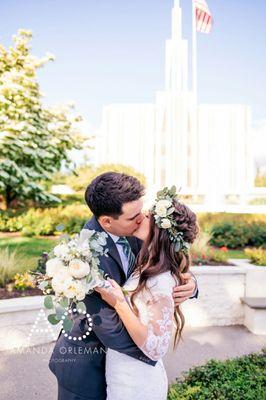 Robert designed and made the most stunning flower crown and boquet I've ever seen!