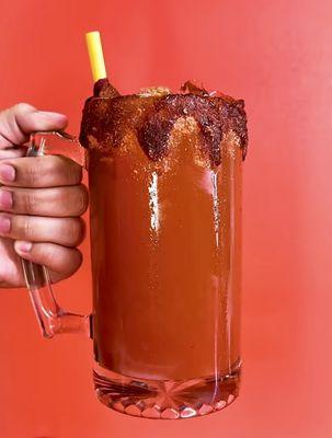 Famous Bigotes Michelada!