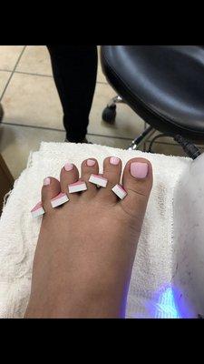 Gel polish Spa Pedicure done by Ariana! ($35) Normal Pedicure start at $25!