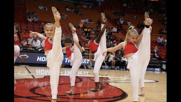 MC Dance Miami at Miami Heat Game Performance