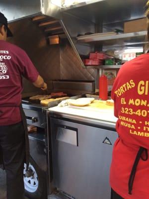 Making the tortas