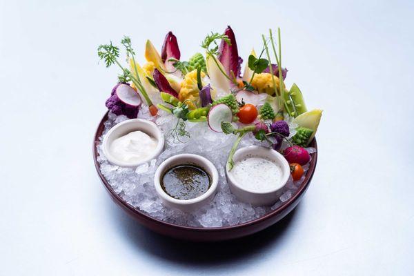 Flint has the crudite platter of your dreams.