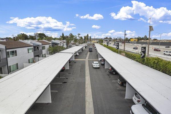 Covered Parking at The Edward Apartments