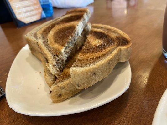 Fantastic FRESH thick Cut Seeded Rye Toast!