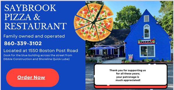 Saybrook Pizza & Restaurant