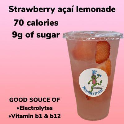 Strawberry lemonade refresher