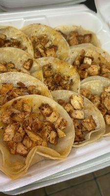 Adobo chicken tacos