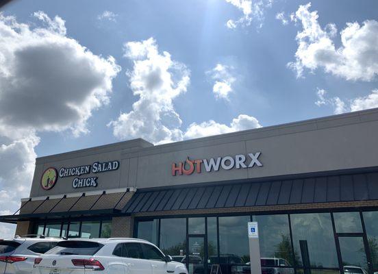 Beautiful day at Chicken Salad Chick! (Hot Worx to open soon)