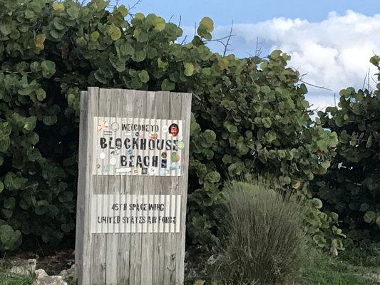 Parking Lot Entrance Sign