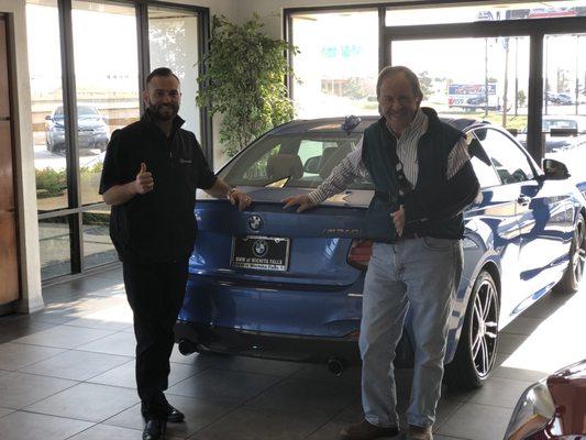 Congratulations Mr Spencer on your BMW M235i!