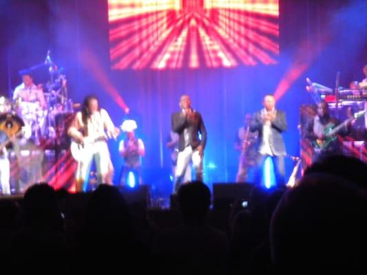 Verdine White, Phillip Bailey, and Ralph Johnson, original members.