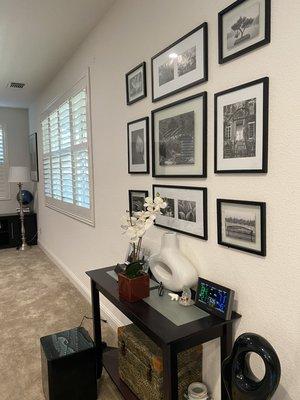 Family room shutters installed.