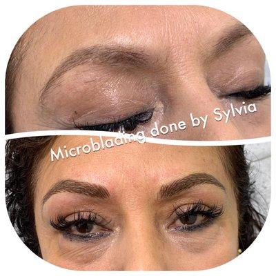 Microblading done by Sylvia