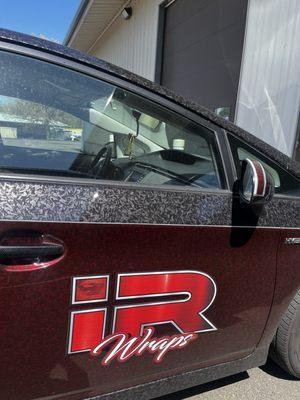 Double color change wrap with IR Wraps decal