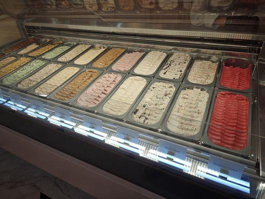 Gelato selection